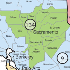 ACS Sacramento Section Map