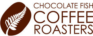 chocolate fish coffee logo