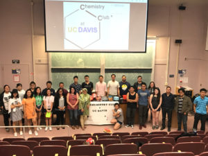 large group of people in front of classroom