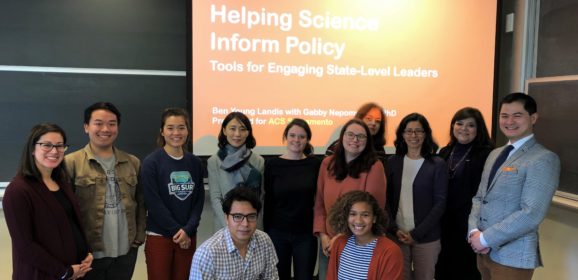 Helping Science Inform Policy Workshop