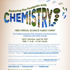 Virtual Earth Week Event: Reducing Our Footprint with Chemistry