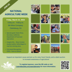 National Ag Week Event at Clarksburg Winery